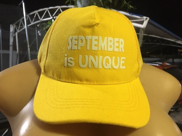 September Birthday Cap