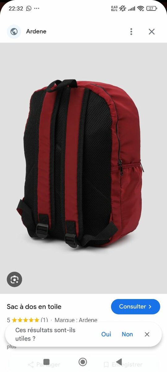 Sac à dos urbain avec poches multiples