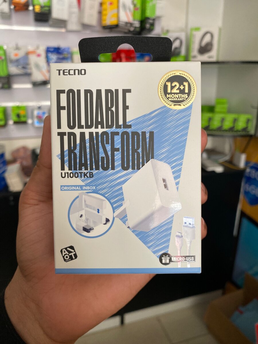 Tecno Orginal Micro charger (12 Months warrenty)