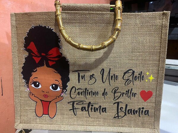 Sac en jute personnalisé
