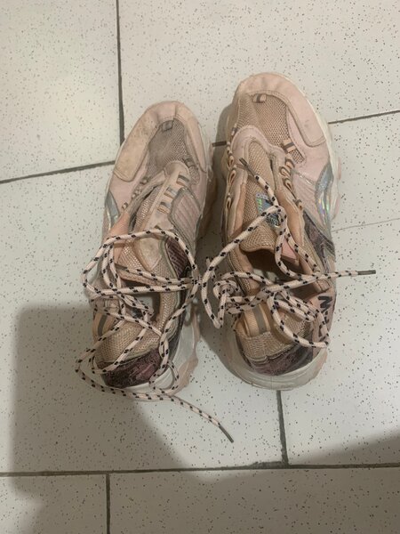 Baskets Roses Mode Unisexe