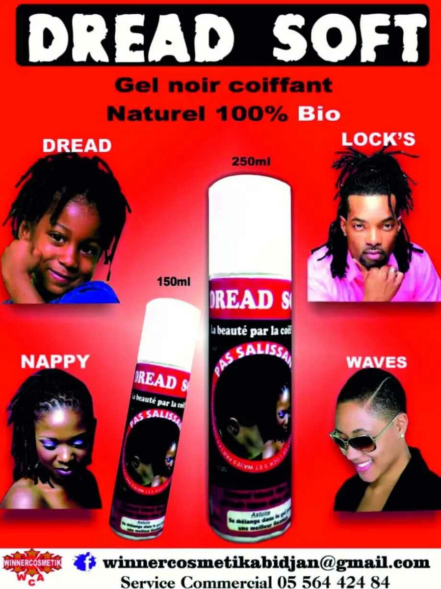 Dread Soft Gel Coiffant Bio