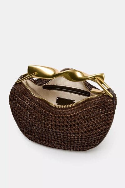 Sac à main tressé chic