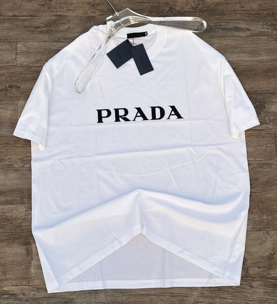 T-shirt blanc Prada