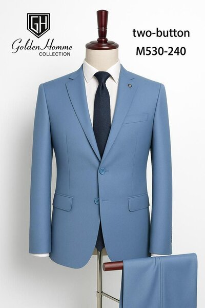 Costume Homme Élégant 2 Boutons