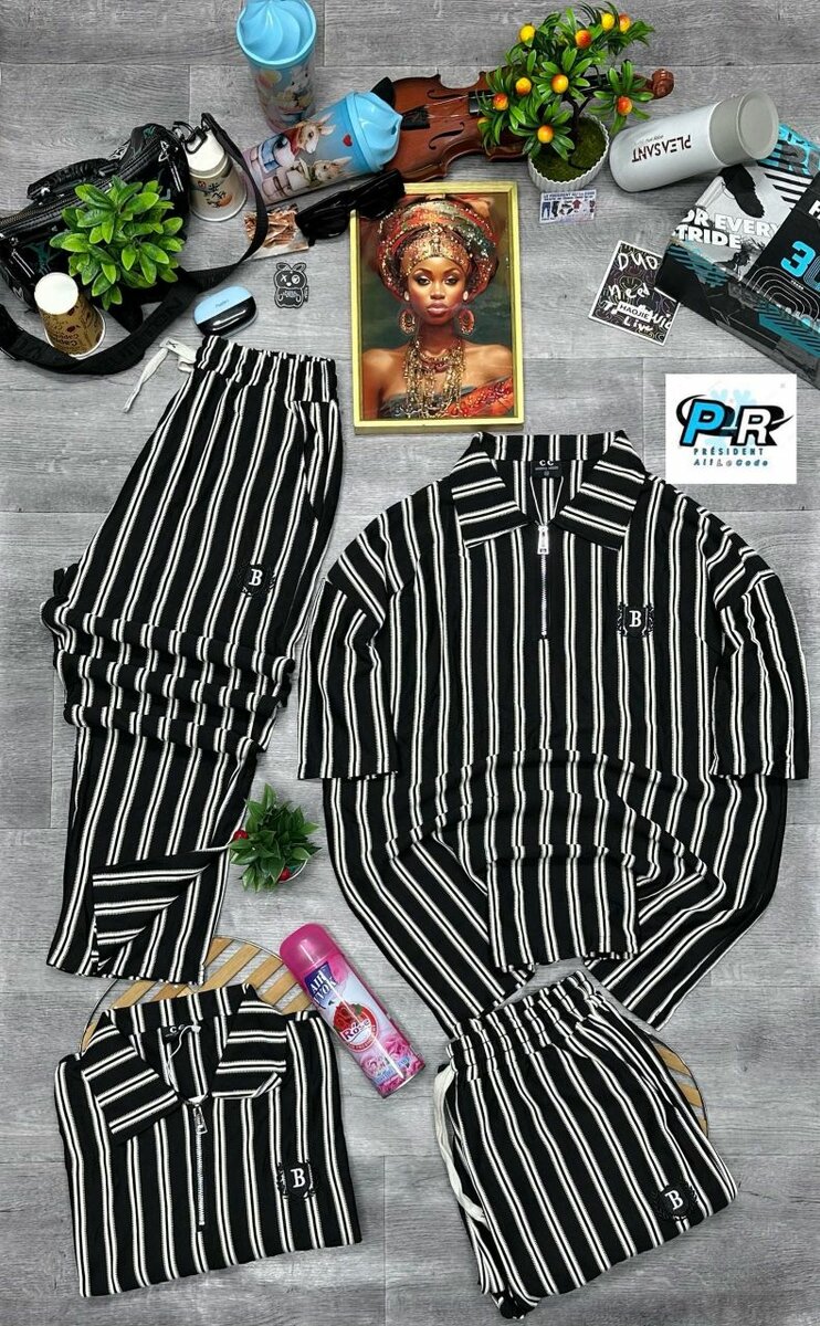 Pyjama Rayé Confortable