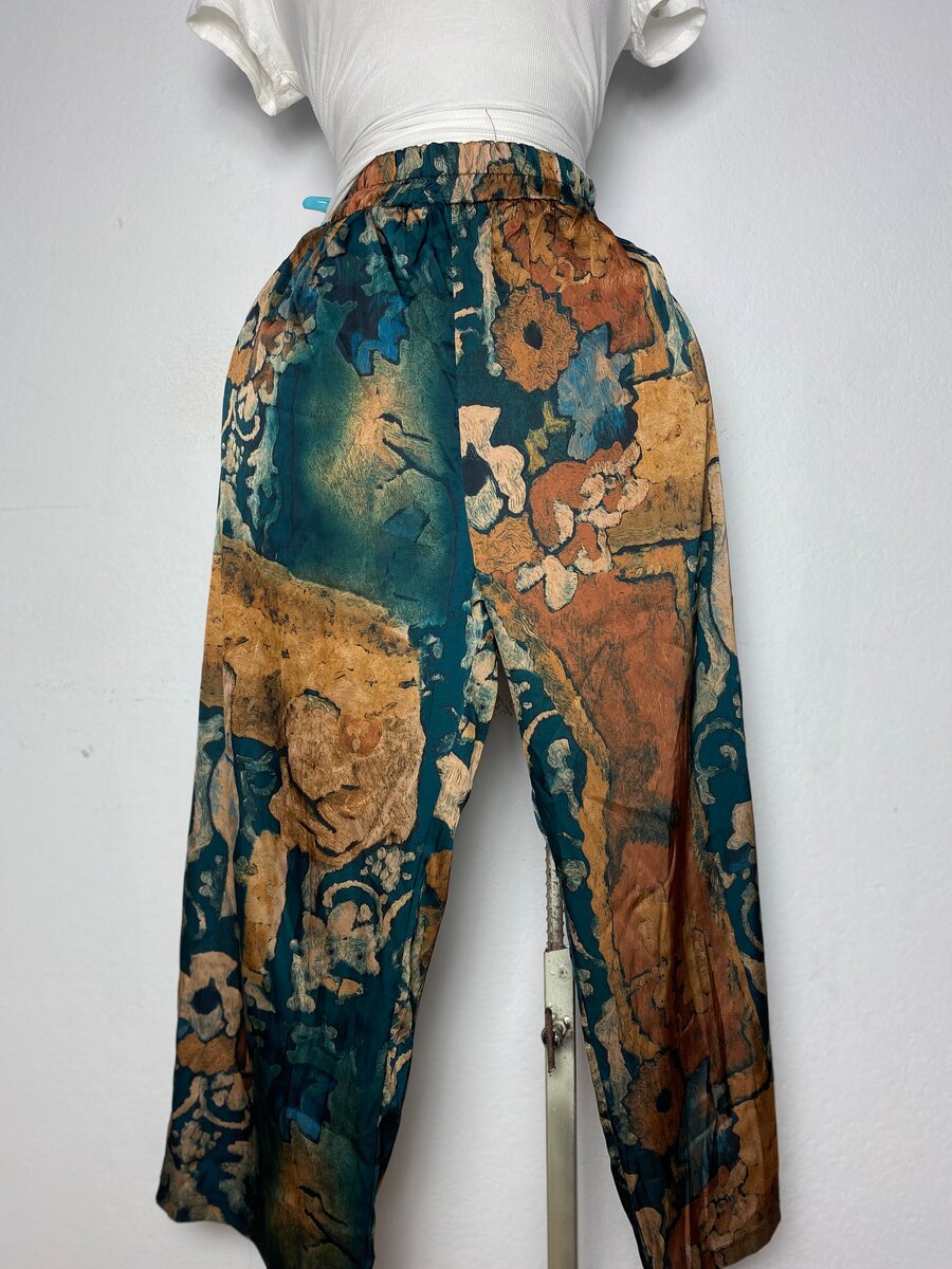 Pantalon bohème imprimé floral