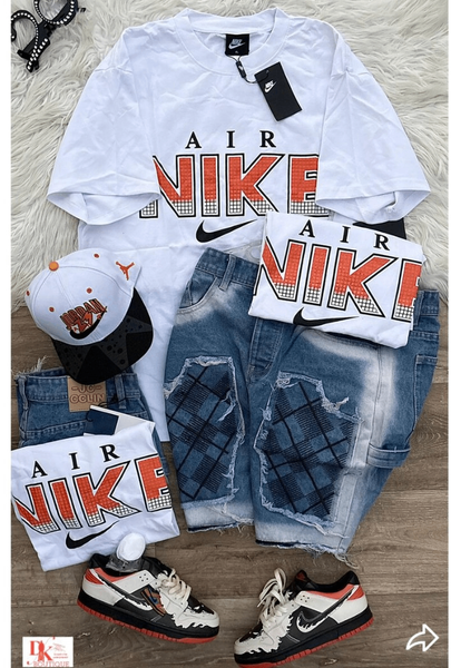 T-shirt Nike AIR Blanc