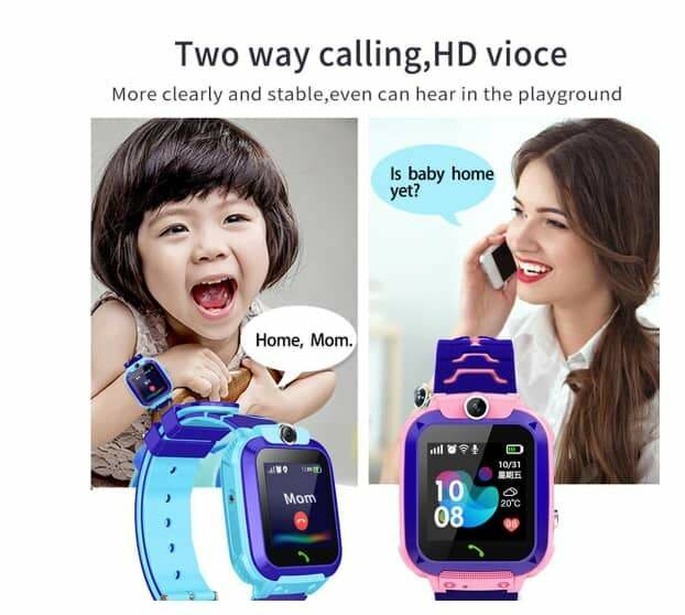 Montre connectée smart Berry 2030 carte sim couleur bleu