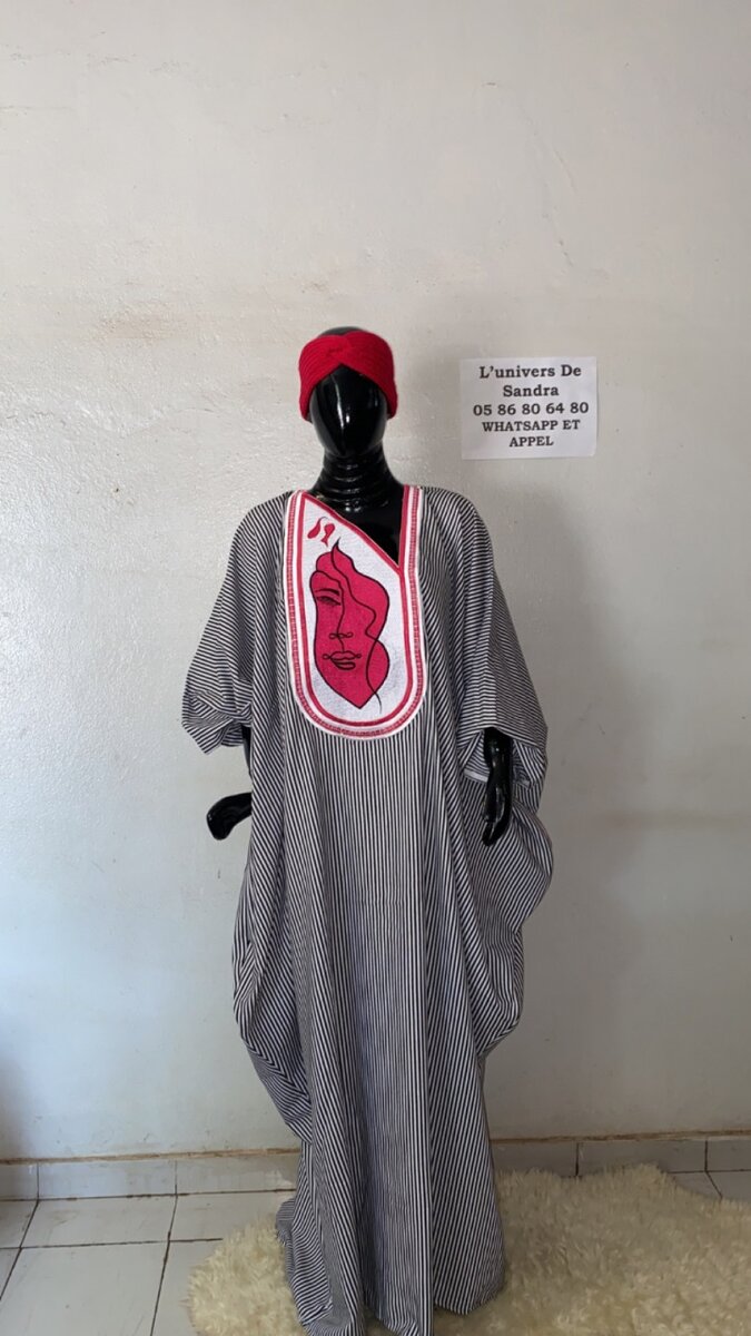 Boubous avec coiffe ou bandeau