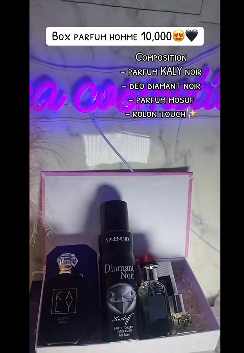 Coffret Parfum KALY Vanille