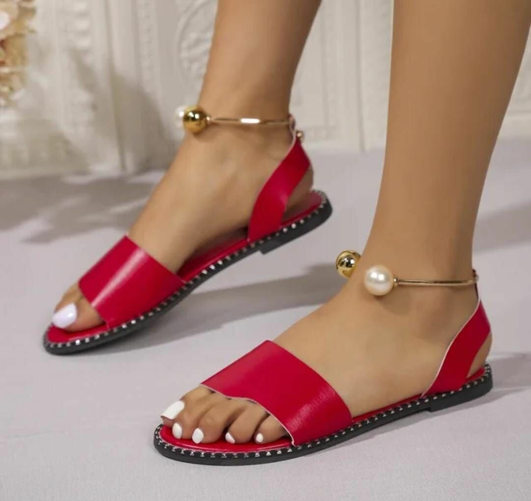 Sandales élégantes femmes plates