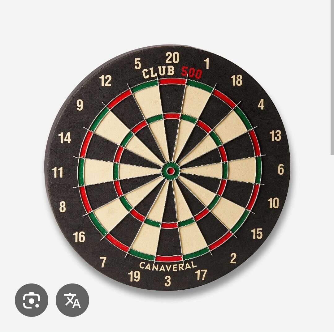 Cible de fléchettes professionnelle