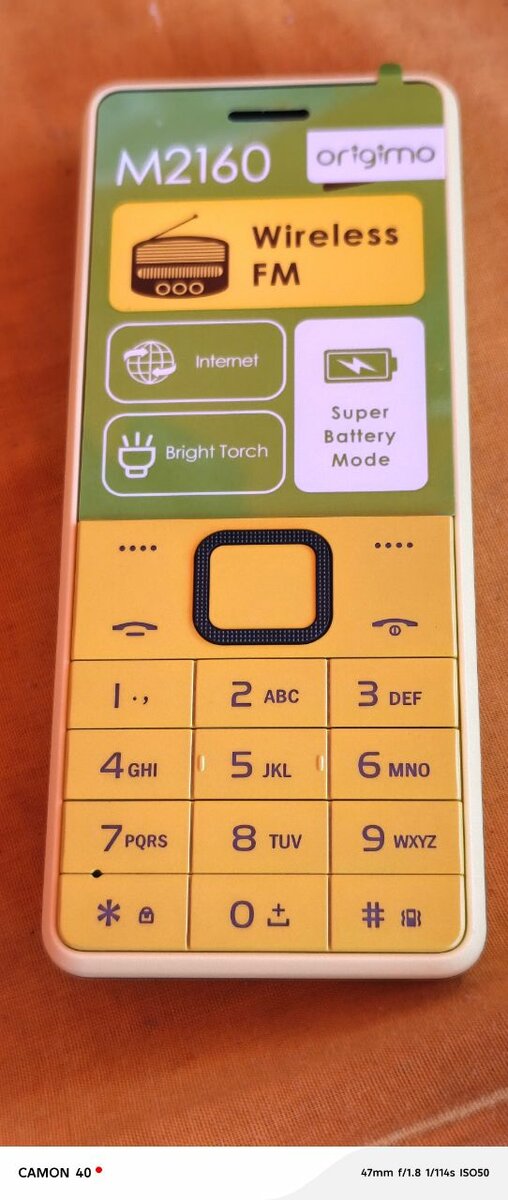 Téléphone à clavier Origimo