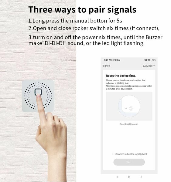 Interrupteur intelligent WiFi 16A