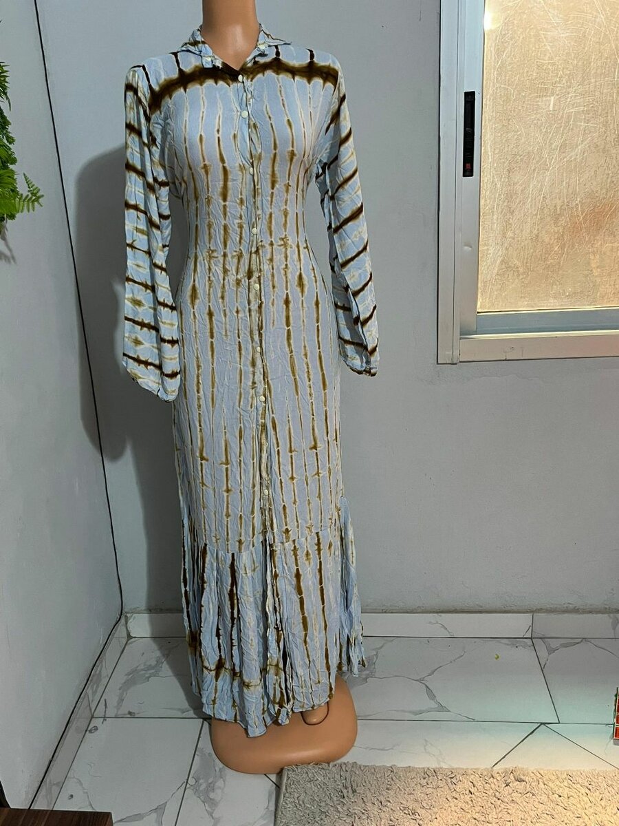 Robe longue dempé chic