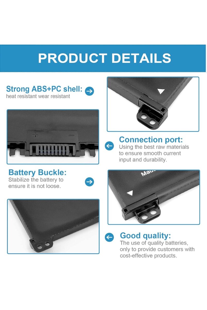 HT03XL Battery for HP Laptop