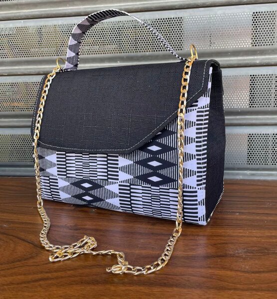 Sac à chaîne motif africain