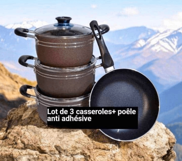 Batterie de cuisine antiadhésive