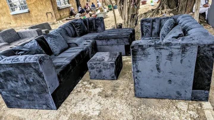 Sofas and dressing mirror