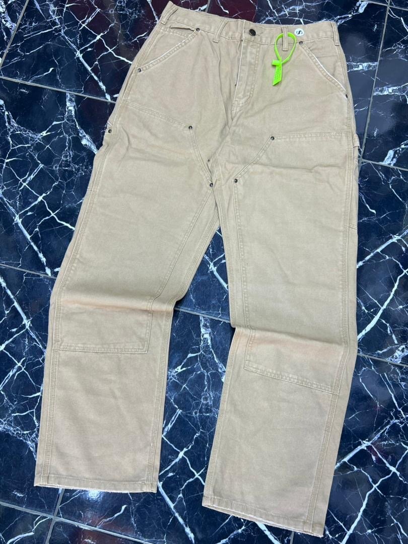 Pantalons cargo en toile décontractés
