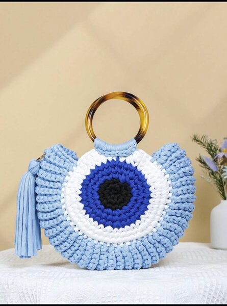 Sac à main crochet rond
