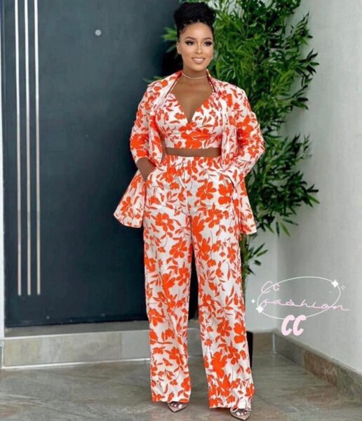 Ensemble Floral Femme Élégant