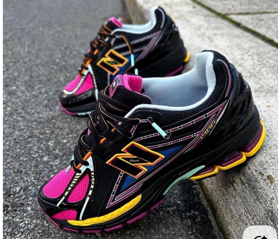 Baskets colorées pour sport