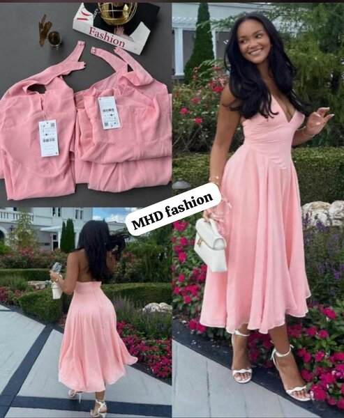 Robe élégante rose MHD