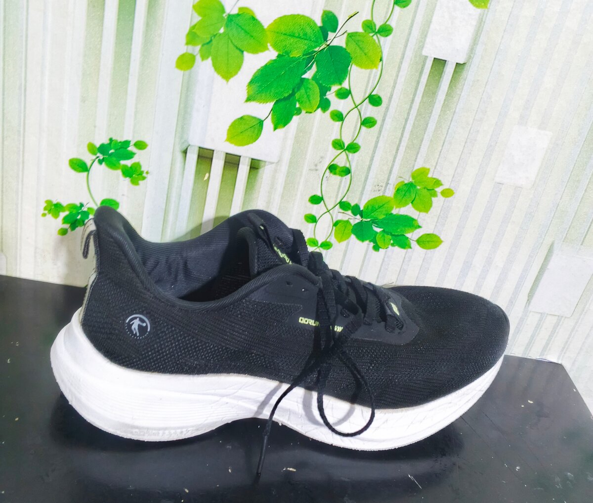 Baskets légères noires unisexes