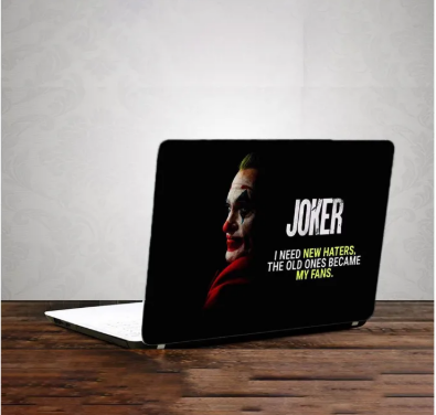 Joker Laptop Back Skin Sticker-Laptop Back Skin-Laptop Skin Vinyl Sticker Decal, 13 13.3 14.6 15 15.4 15.6 inch Laptop Skin Sticker Cover For All Laptops