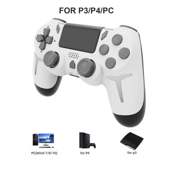 Manette sans fil compatible P3/P4/PC