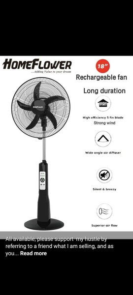 HomeFlower Rechargeable Fan