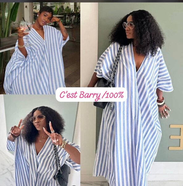 Tunique rayée élégante