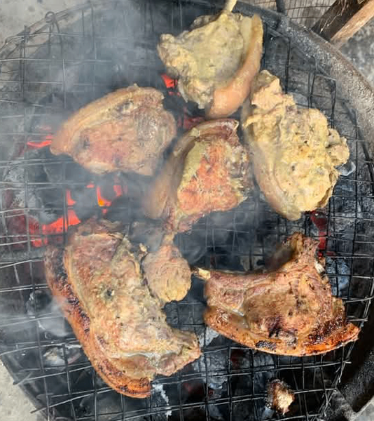 PORC AFRICAIN BRAISÉ