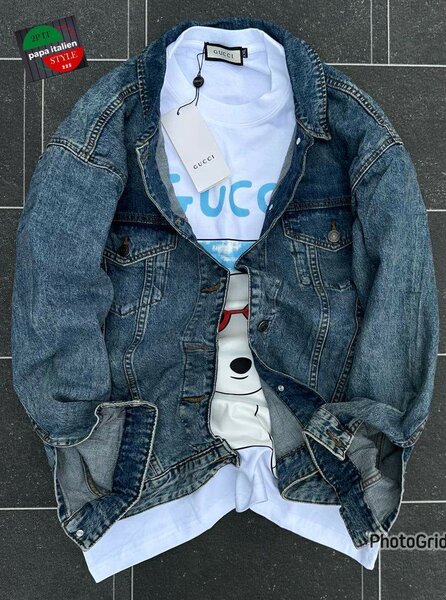 Veste en jean élégante Gucci