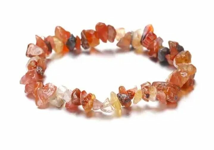 Natural Gemstone chips bracelet