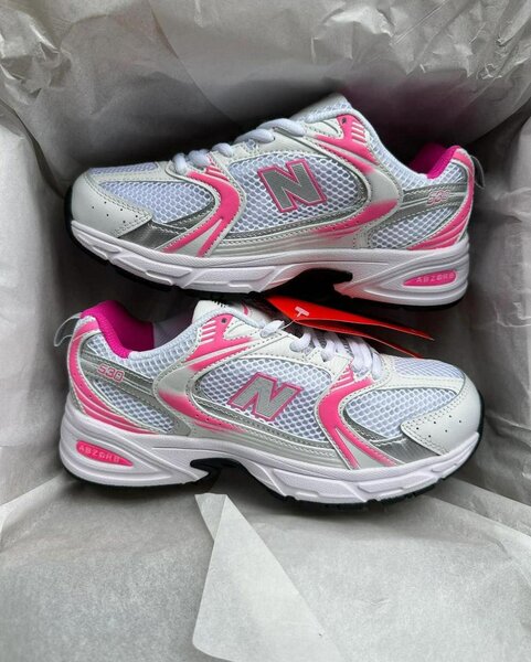 New Balance 530 blanches roses