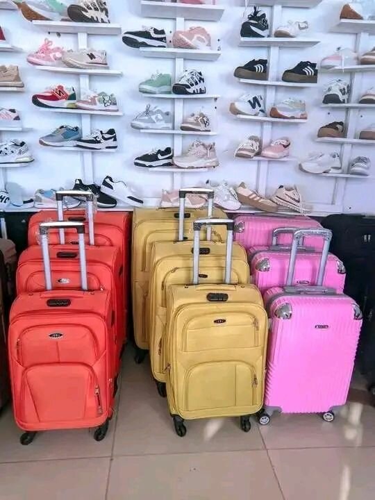 Valises à roulettes colorées