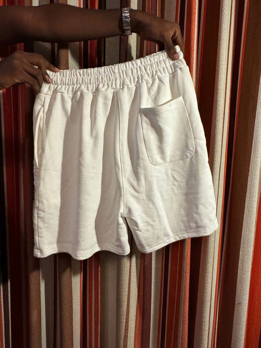 Shorts blancs imprimés