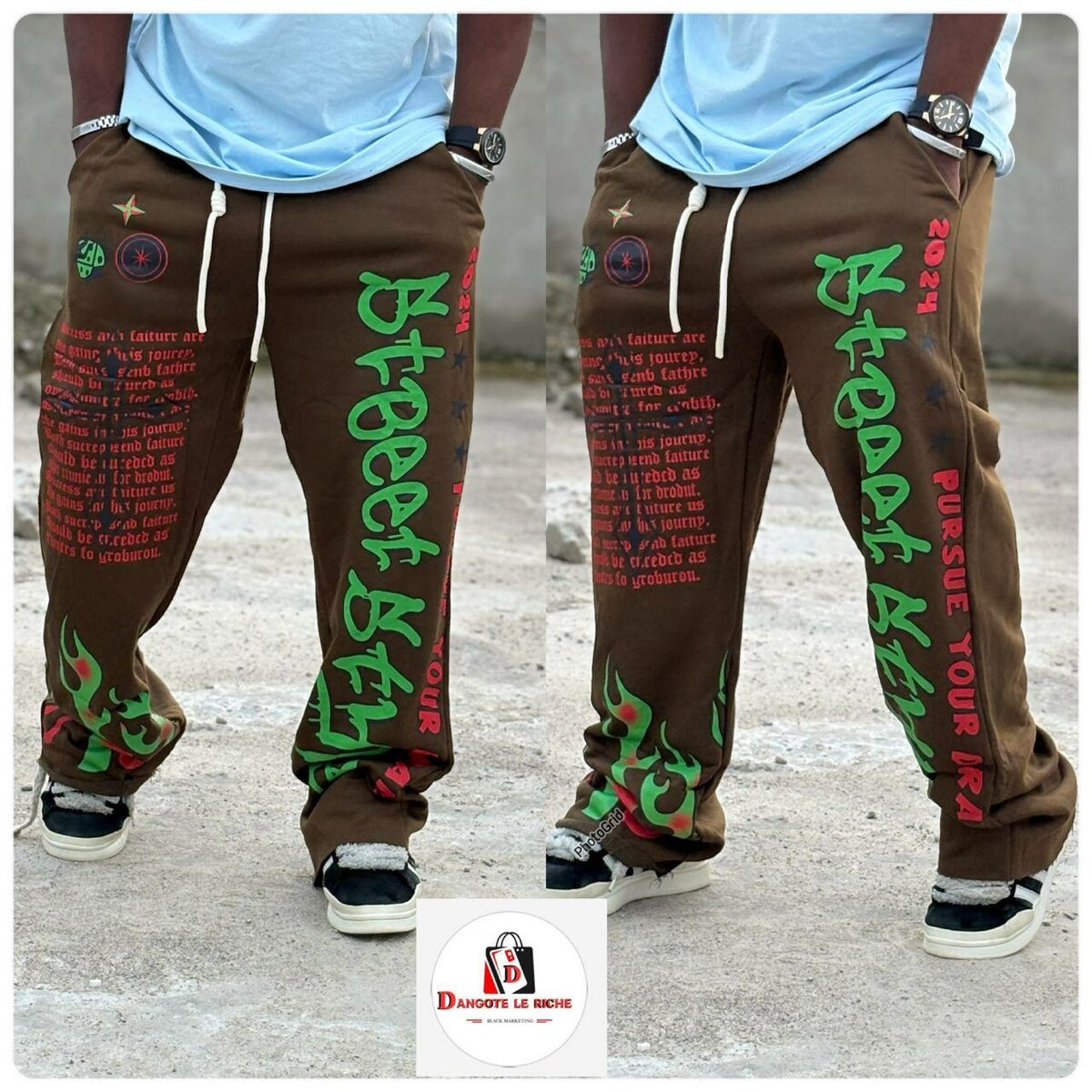 Pantalons Street Art Tendance