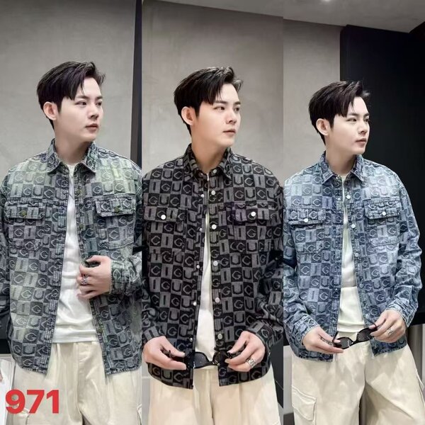 Veste en jean homme elegante