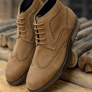 Berluti suede oxford shoes high