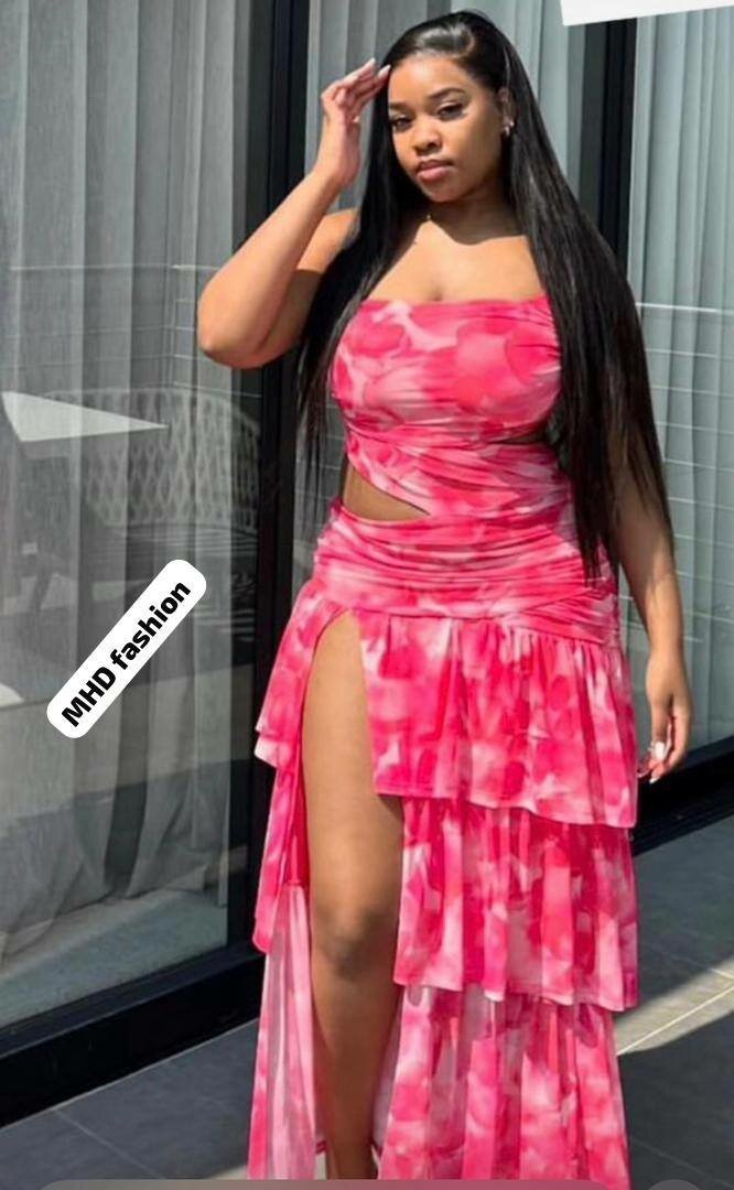 Robe élégante imprimée