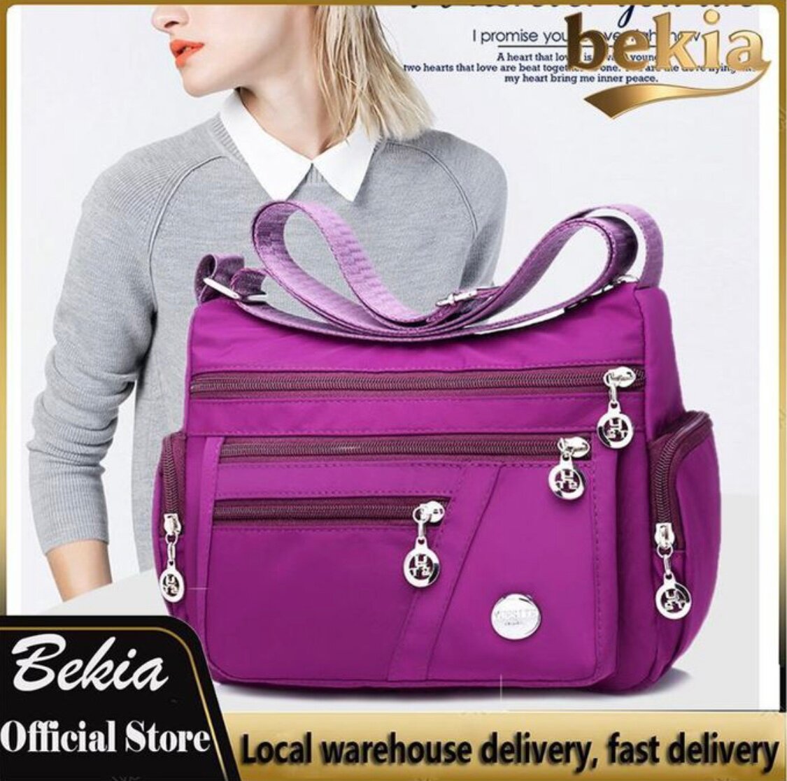 Sac bandoulière Bekia