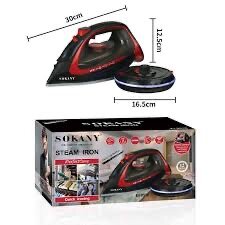 Sokany  Electric Steam Iron Spray Steam Iron Adjust Clothes