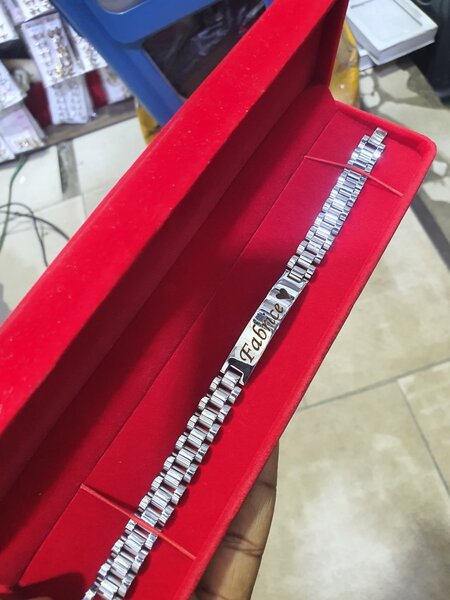 Bracelet personnalisé en acier inoxydable