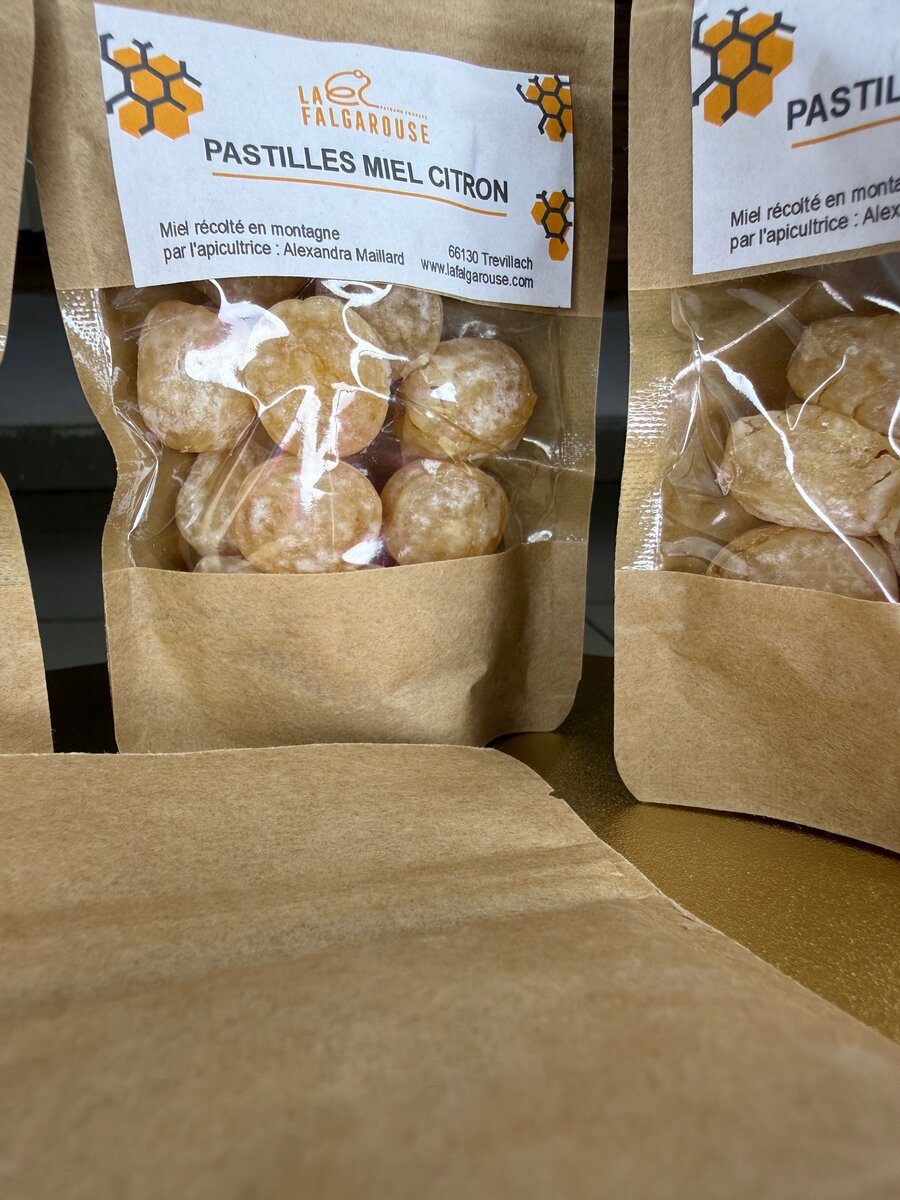 Pastilles Miel Citron Naturelles