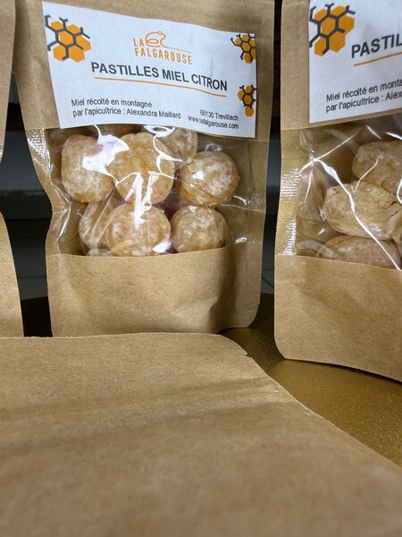 Pastilles Miel Citron Naturelles