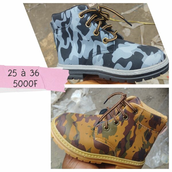 Bottes Enfant Camouflage Style